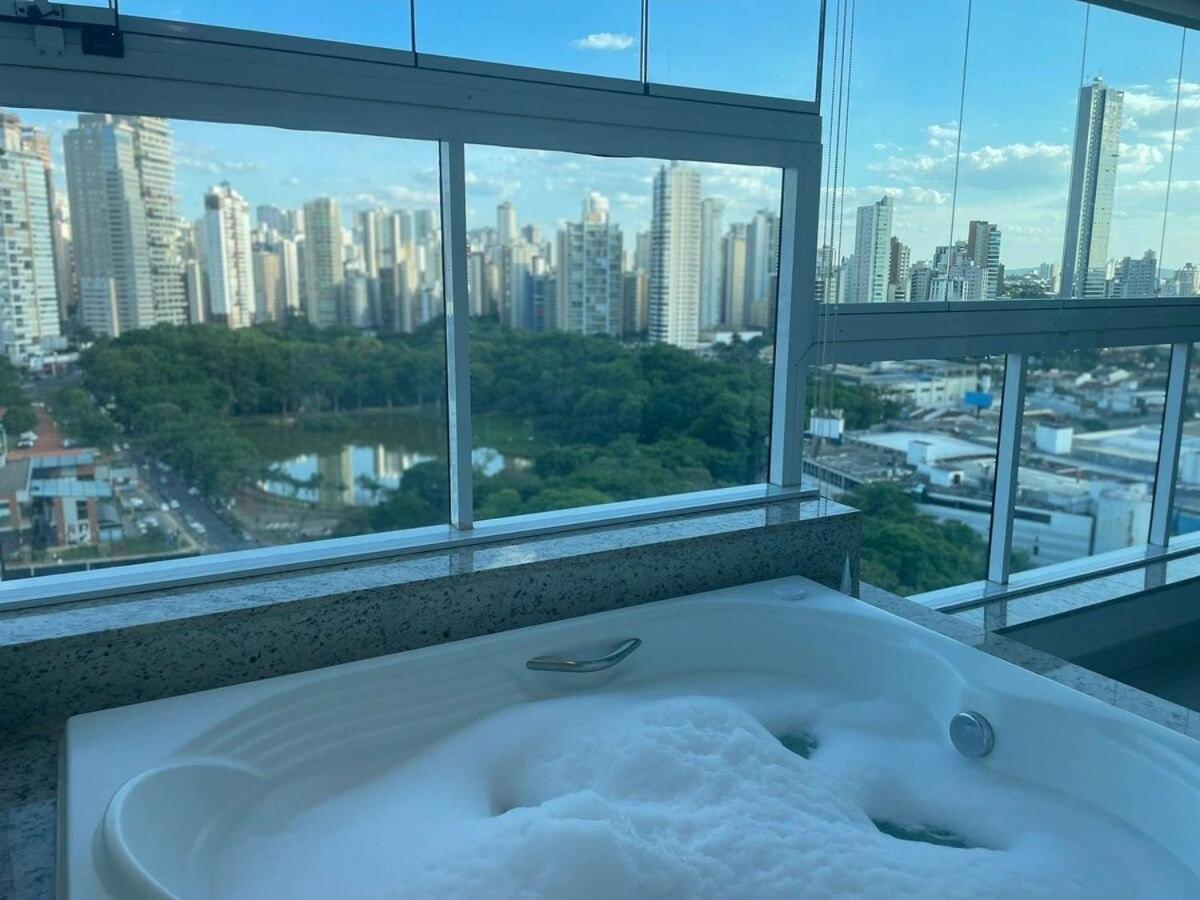 1 Qts.| 2 Hosp. | Jacuzzi Na Varanda | Linda Vista Goiânia Exterior photo
